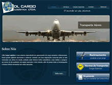 Tablet Screenshot of dlcargo.com.br